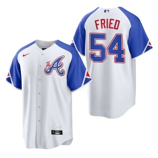 Max Fried Atlanta Braves White 2023 City Connect Replica Jersey