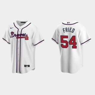 Max Fried Braves White Replica Home Jersey