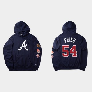 Max Fried Braves Blue World Champions Hoodie
