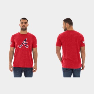 Braves Independence Day Red Short Sleeve T-Shirt