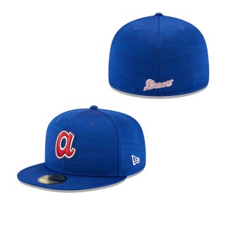 Men's Atlanta Braves Royal 2023 Clubhouse 59FIFTY Fitted Hat