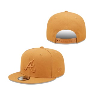 Men's Atlanta Braves Brown Color Pack Tonal 9FIFTY Snapback Hat