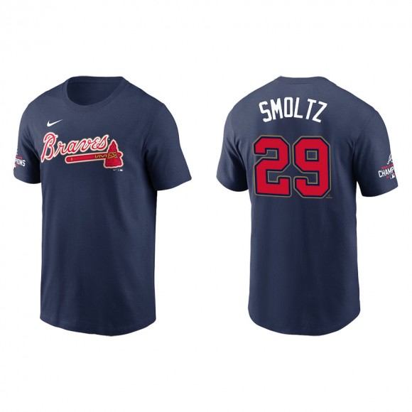 Men's Atlanta Braves John Smoltz Navy 2022 Gold Program T-Shirt