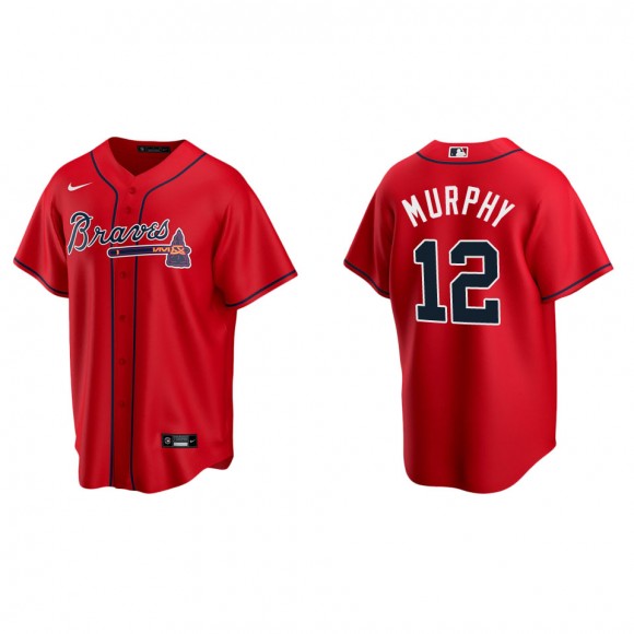 Men's Atlanta Braves Sean Murphy Red Replica Alternate Jersey