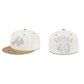 Mike Soroka Just Caps Drop 1 Atlanta Braves 59FIFTY Fitted Hat