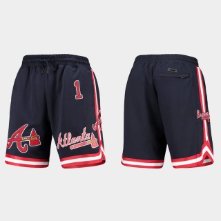 Ozzie Albies Braves Navy Pro Standard Team Shorts
