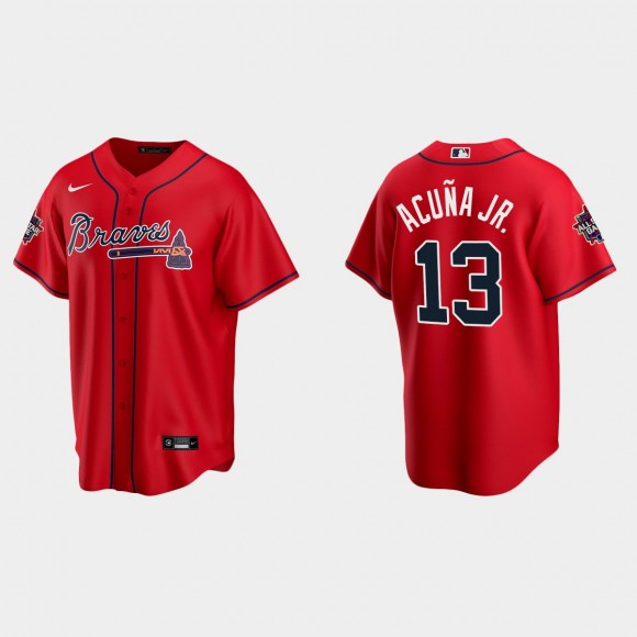 Braves Ronald Acuna Jr. Red 2021 MLB All-Star Jersey