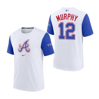 Sean Murphy Atlanta Braves White Royal 2023 City Connect Authentic Collection Legend T-Shirt