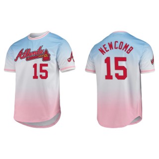 Sean Newcomb Atlanta Braves Pro Standard Ombre T-Shirt Blue Pink