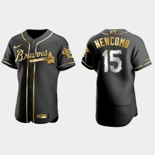 Sean Newcomb Braves Black Gold Edition Jersey