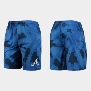 Braves Navy Tie-Dye Training Shorts