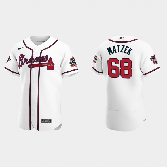 Tyler Matzek Braves White 2021 MLB All-Star Game Authentic Jersey