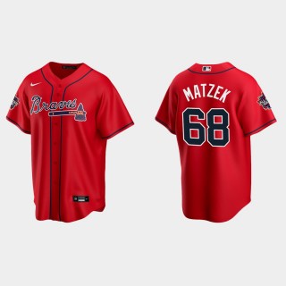 Braves Tyler Matzek Red 2021 MLB All-Star Jersey