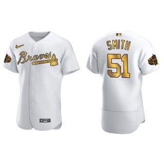 Will Smith Atlanta Braves White Gold 2022 MLB All-Star Game Jersey