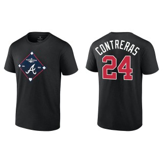 William Contreras Atlanta Braves Fanatics Branded Black 2022 Postseason Bound T-Shirt
