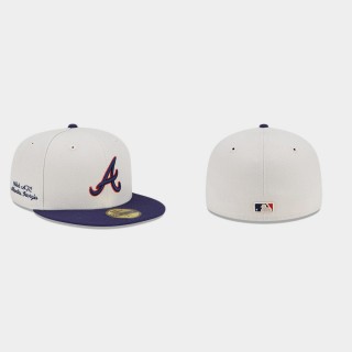 Gray Wish X Atlanta Braves Braves Hat