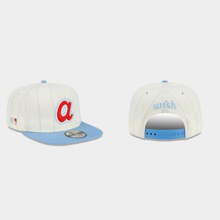 White Blue Wish X Atlanta Braves Braves Hat
