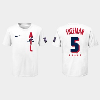 Braves Freddie Freeman 2021 MLB All-Star Game White T-Shirt