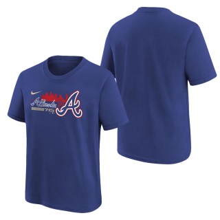 Youth Atlanta Braves Royal 2023 City Connect Graphic T-Shirt